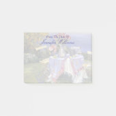 Rose am Meer Post-it Klebezettel (Vorderseite)