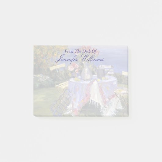 Rose am Meer Post-it Klebezettel (Vorderseite)