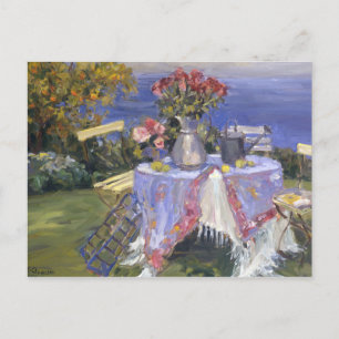 Rose am Meer Postkarte
