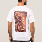 Rose am Morgen" T-Shirt (Rückseite)