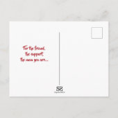 Rose am Muttertag - Herz Bouquet - Postkarte (Rückseite)