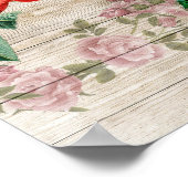 Rose am Muttertag Instagram Vintage FotoCollage Poster (Ecke)