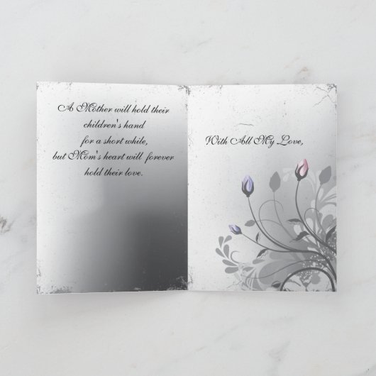 Rose am Muttertag Karte (Innenseite)