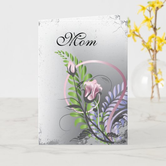 Rose am Muttertag Karte (Gelbe Blume)