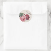 Rose am Muttertag Runder Aufkleber (Tasche)