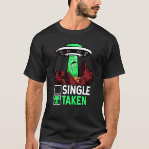 Rose am Valentinstag Datum nächtliche Außerirdisch T-Shirt