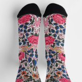 Rose and Bird, William Morris Socken (Oben)