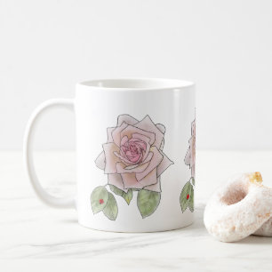 Rose and Ladybird Kaffeetasse
