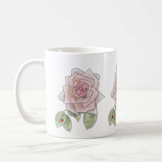 Rose and Ladybird Kaffeetasse (Links)