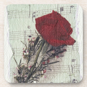 <Rose and Music> durch Kim Koza 2 Untersetzer