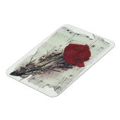 <Rose and Music>von Kim Koza 2 Magnet (Linke Seite)