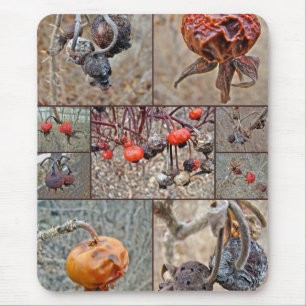 Rose Angesagt Collage Mousepad