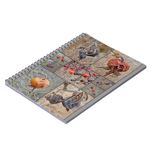 Rose Angesagt Collage Notizblock (Linke Seite)