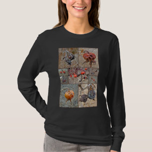 Rose Angesagt Collage T-Shirt