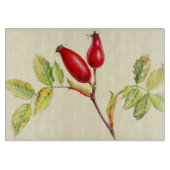 Rose angesagte Glasschneidplatte Schneidebrett (Vorderseite)
