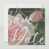 Rose Ankündigung Datum freihalten Vorlage (Vorderseite)