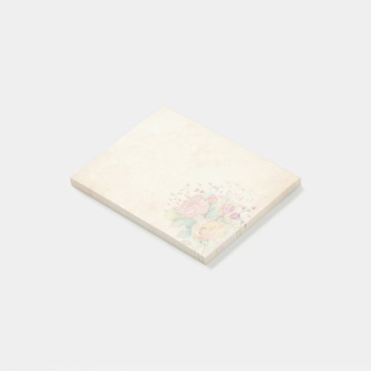 Rose - Anmerkungen Post-it Klebezettel (angewinkelt)