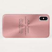 Rose Anwältin pink - Name und Slogan Case-Mate iPhone Hülle (Rückseite (Horizontal))