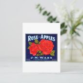 Rose Apples Wenatchee Washington Postkarte (Stehend Vorderseite)
