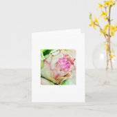 Rose Aquarell Art Print Note Card Karte (Gelbe Blume)