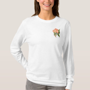Rose Aquarell Blume T-Shirt