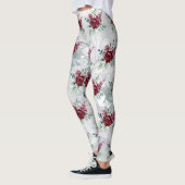 Rose Aquarell Frauen Leggings (Links)