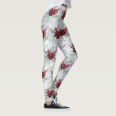 Rose Aquarell Frauen Leggings (Rechts)