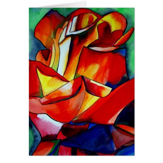 Rose Aquarellkunst (Vorne)