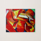 Rose Aquarellkunst Puzzle (Horizontal)