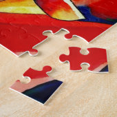 Rose Aquarellkunst Puzzle (Seite)