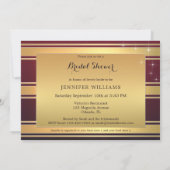 Rose Arbor Bridal Dusche am Meer Einladung (Rückseite)