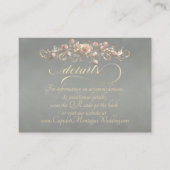 Rose Arc Border, QR Code - Sage Begleitkarte (Vorderseite)