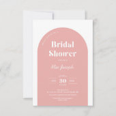 Rose Arch Bridal Dusche Einladung (Vorderseite)