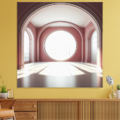 Rose Arch Window Hall Leinwanddruck (Insitu (Wohnzimmer))