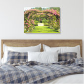 Rose Arch Wrapped Canvas Prints Leinwanddruck (Insitu (Schlafzimmer))