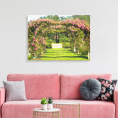 Rose Arch Wrapped Canvas Prints Leinwanddruck (Insitu (Wohnzimmer))