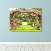 Rose Arch Wrapped Canvas Prints Leinwanddruck (Insitu (Holzboden))