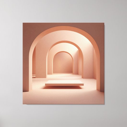 Rosé Archway Serenity Leinwanddruck (Vorderseite)