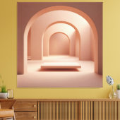 Rosé Archway Serenity Leinwanddruck (Insitu (Wohnzimmer))