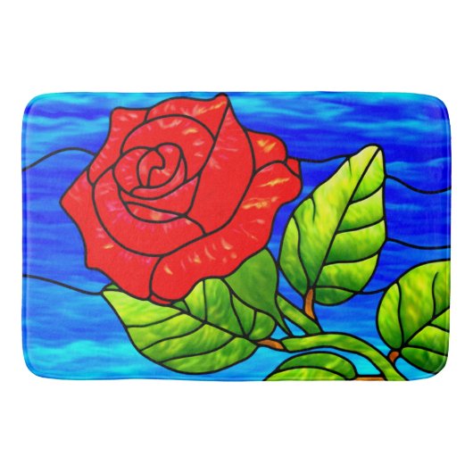 Rose Art Badematte (Vorderseite)