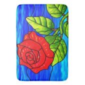 Rose Art Badematte (Vorderseite Vertikal)