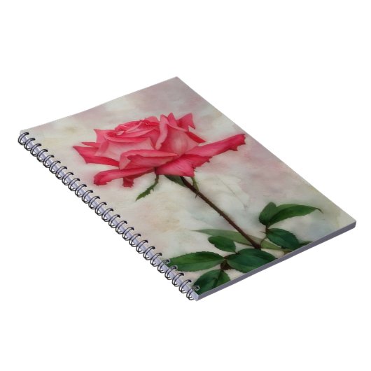 Rose Art Blume Journal Notizblock (Rechte Seite)