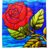 Rose Art Duschvorhang (Vorderseite)