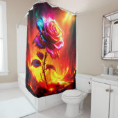 Rose Art Duschvorhang (Beispiel)