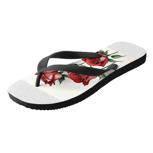 Rose Art Flip Flops Badesandalen