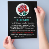 Rose Art, Florist, Werbung in Florenz Flyer (Hand)