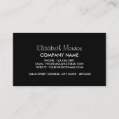 Rose Art, Floristry Visitenkarte (Rückseite)