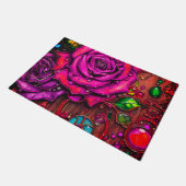 Rose Art Fußmatte (Schrägansicht)