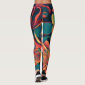 Rose Art Leggings