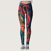 Rose Art Leggings